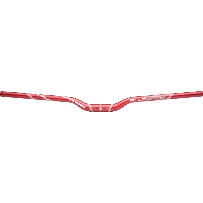 RaceFace Atlas Riser Handlebar 31.8 x 785mm 1-1/4″ Rise Red
