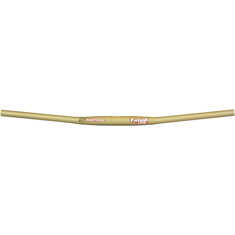 Renthal FatBar Lite Zero Handlebar – Aluminum 0mm 780mm 31.8mm Gold