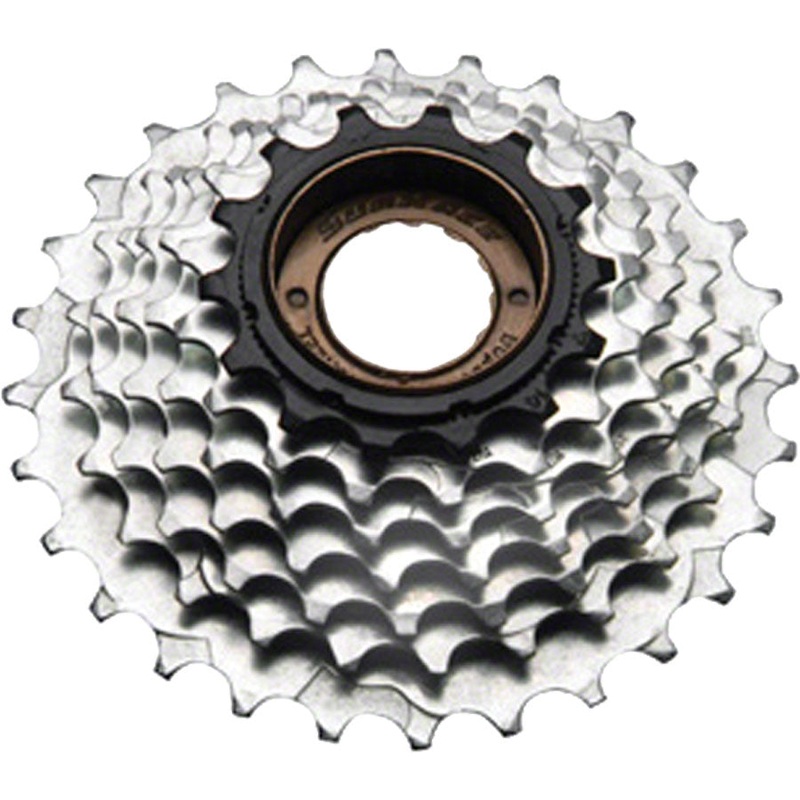 SunRace M2A 6-speed 14-28 Freewheel Black/Zinc