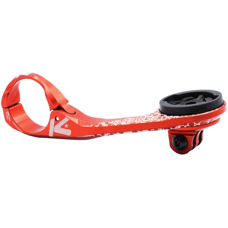 K-Edge Max XL Combo Limited Edition Computer Mount – Garmin/Wahoo Chameleon Red
