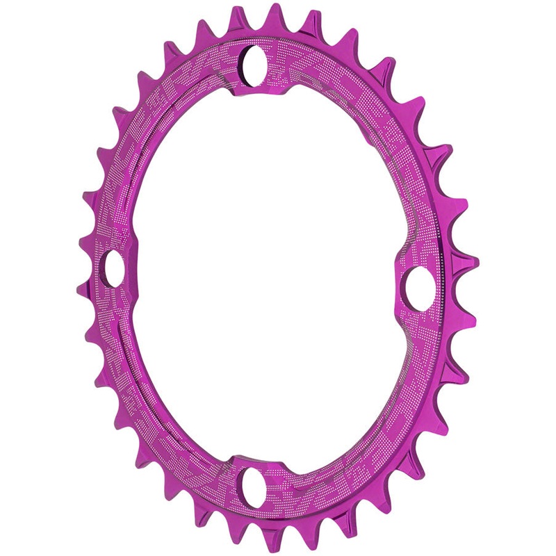 RaceFace 1x Narrow Wide Chainring – 32t 104 BCD 10-12 Speed 7075 Aluminum Purple
