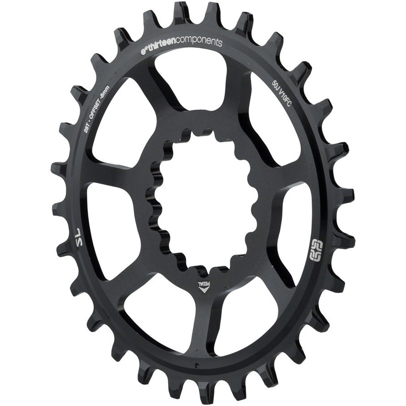 e*thirteen Direct Mount SL Guidering – 10/11/12-speed 28T Narrow Wide Black