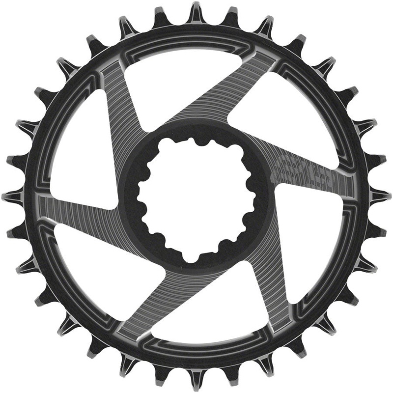 e*thirteen Helix R Chainring – 32t 11/12-Speed 3mm Offset SRAM 3-Bolt DM BLK