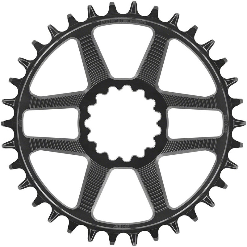 e*thirteen Helix R Chainring – 34t 11/12-Speed 52/55mm Flip Flop CL 3.5mm Offset e*thirteen DM BLK