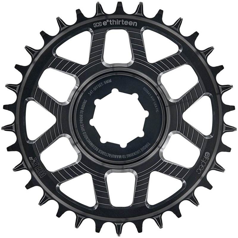 e*thirteen Helix Race e*spec  Chainring – Turbo Levo 2.1/2.2 9mm offset 34T 11/12 Speed BLK