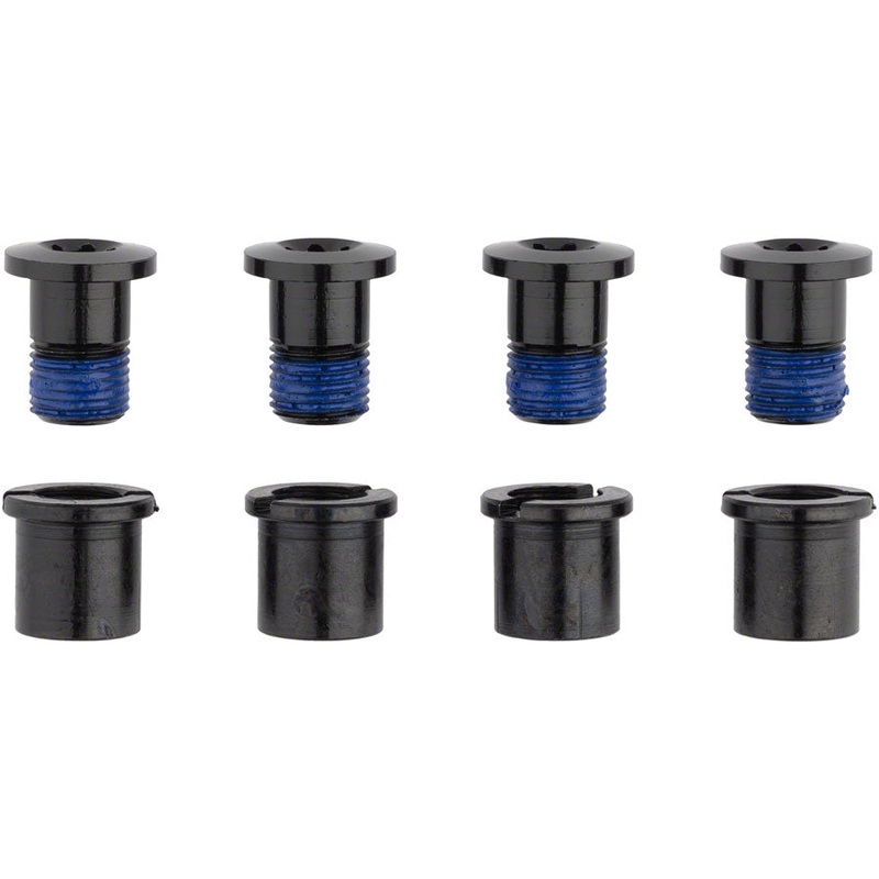 RaceFace Chainring Bolt Pack Set of 4 12.5mm Bolt/Nut Black