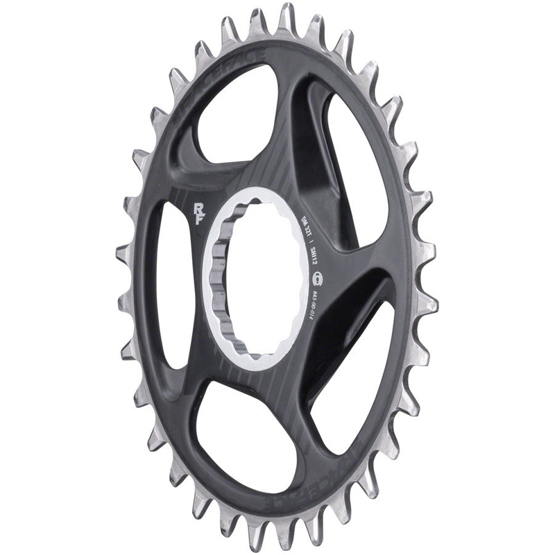 RaceFace ERA Direct Mount Chainring – 32t DM CINCH For Shimano 12-Speed HG+ Compatible Chain BLK