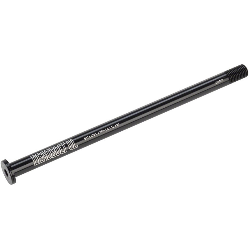 Salsa Deadbolt Ultralight Thru-Axle Rear 12mm Axle Diameter 220mm Length 1.5 Thread Pitch 20mm Thread Length