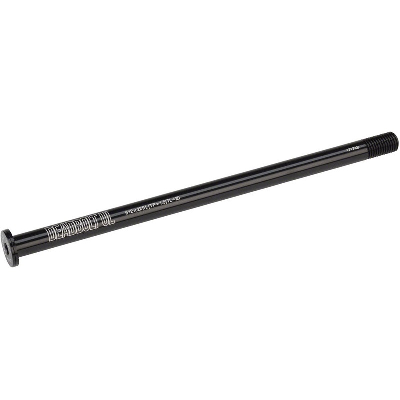 Salsa Deadbolt Ultralight Thru-Axle Rear 12mm Axle Diameter 229mm Length 1.5 Thread Pitch 20mm Thread Length