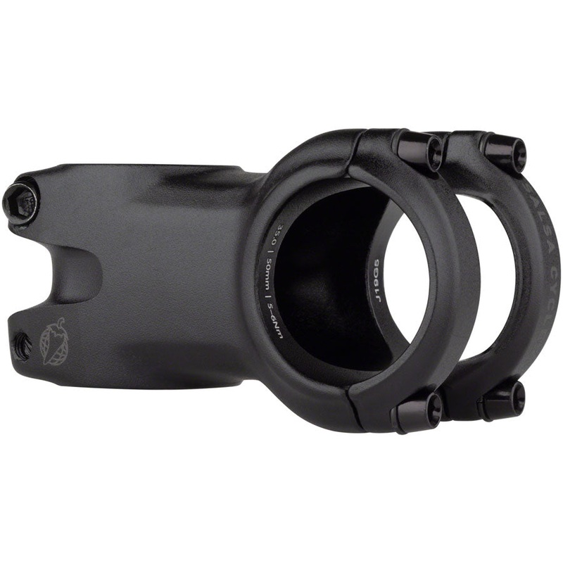 Salsa Guide Trail Stem- 50mm 35.0 Clamp 0 Degree 1 1/8″ Aluminum Black