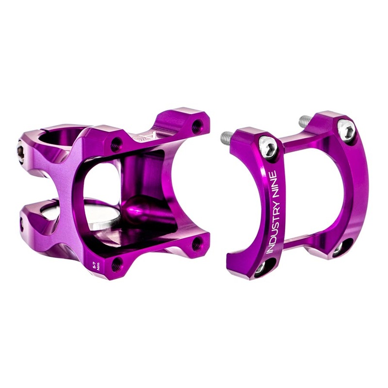Industry Nine A35 Stem – 40mm 35 Clamp +/-8 1 1/8″ Aluminum Purple