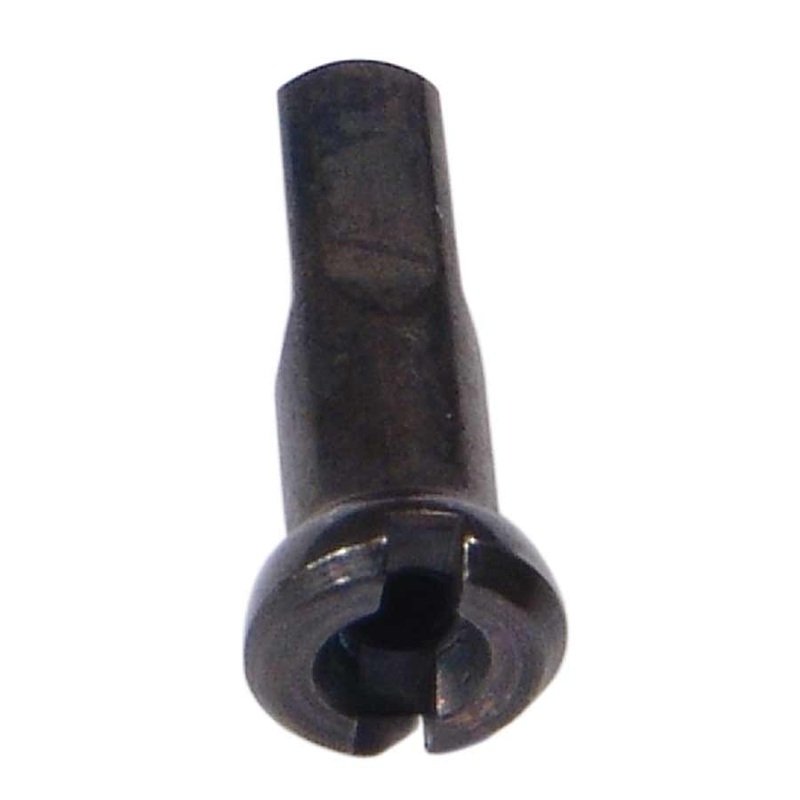 Sapim Polyax Brass Nipples Black 2mm (14G) 14mm Bag of 100
