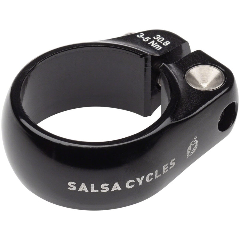 Salsa Lip-Lock Seatpost Clamp – 30.8mm Bolt-On Black