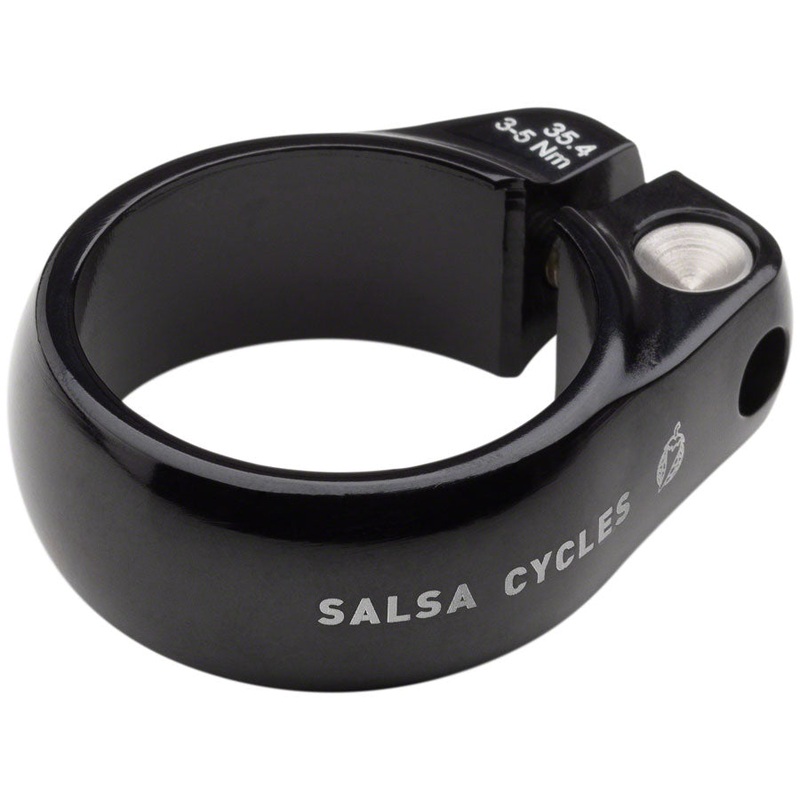 Salsa Lip-Lock Seatpost Clamp – 35.4mm Bolt-On Black