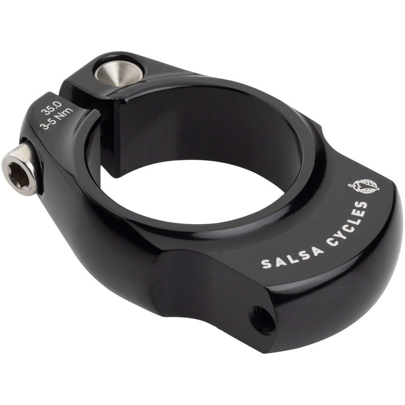 Salsa Rack-Lock Seatpost Clamp – 35.0mm Bolt-On Black