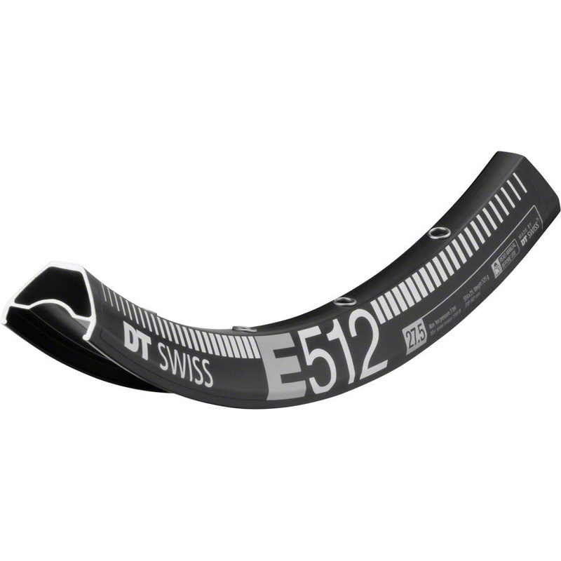 DT Swiss E 512 Rim – 27.5″ Disc Black 28H