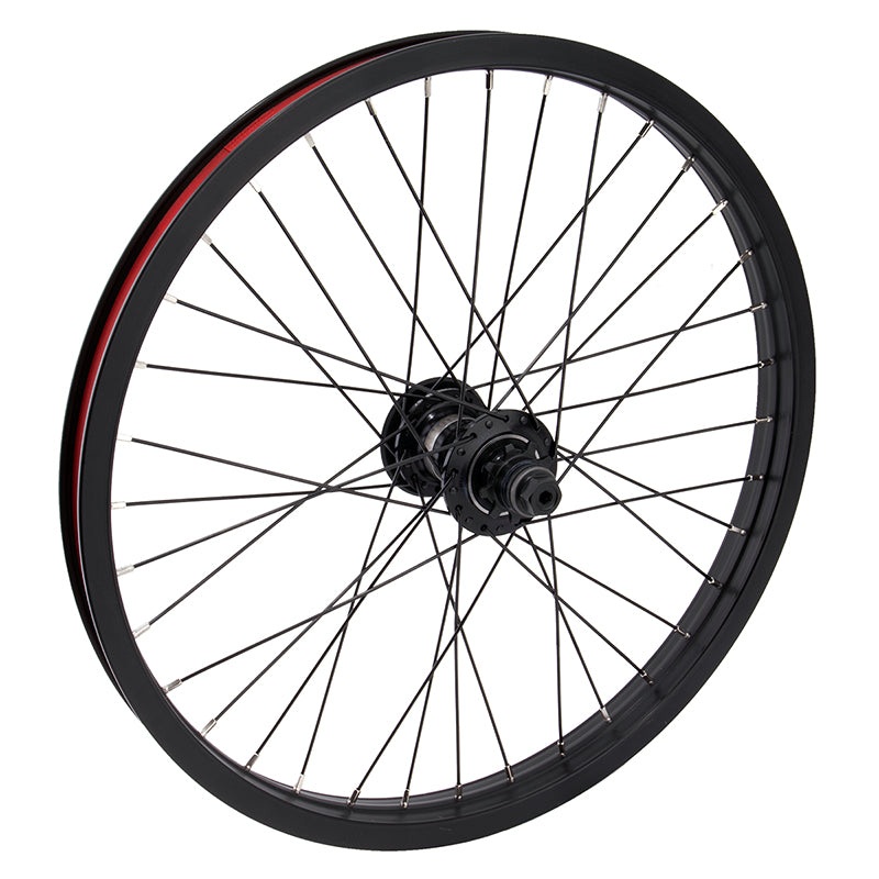 Odyssey Quadrant Rear Wheel – 20″ 14 x 110mm Rim Brake Freecoaster RHD Black