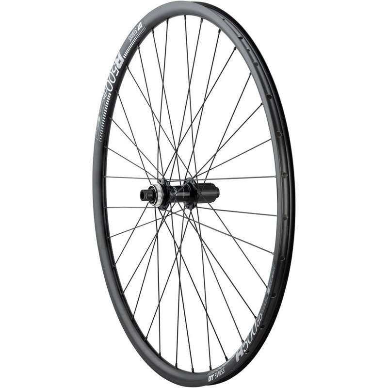 Quality Wheels 105/DT R500 Disc Rear Wheel – 700 12 x 142mm Center-Lock HG 11 MTN BLK