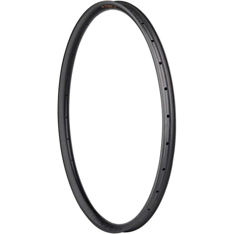 Teravail Fluent Mountain Rim – Rear 29″ Disc Brake Matte Carbon 32H