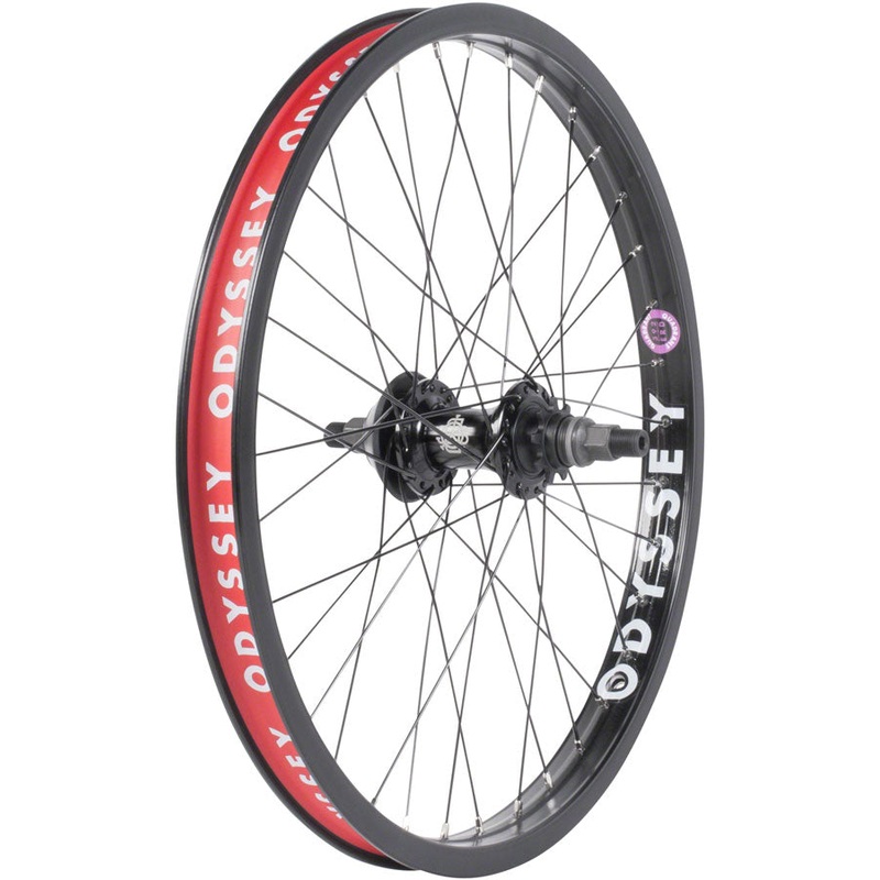 Odyssey Quadrant Rear Wheel – 20″ 14 x 110mm Rim Brake Cassette Black