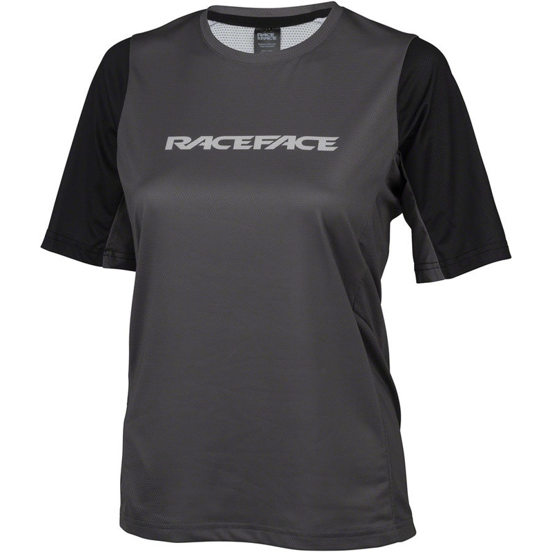 RaceFace Indy Jersey – Short Sleeve Womens Charcoal Medium