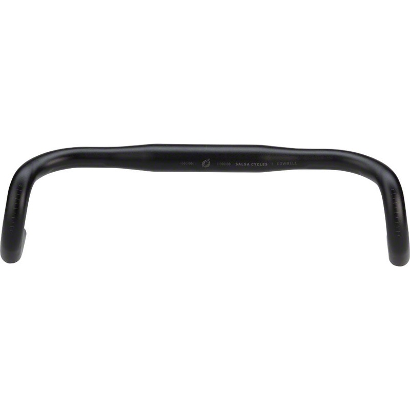Salsa Cowbell Drop Handlebar – Aluminum 31.8mm 42cm Black